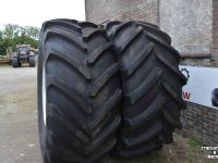 Roues, Pneus, Jantes, Barillets Jumelage Michelin 800/70r38 demontage