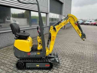 Mini pelleteuse Wacker Neuson 803 minigraver met snelwissel en 3 bakken