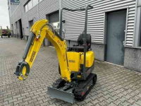 Mini pelleteuse Wacker Neuson 803 minigraver met snelwissel en 3 bakken