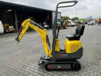 Mini pelleteuse Wacker Neuson 803 minigraver met snelwissel en 3 bakken