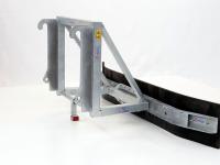 Rabot caoutchouc Qmac Modderschuif aanbouw JCB