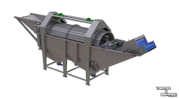 Autres matériel et accessoires de nettoyage et de balayage MCR Rvs trommelwasser drum washer waschanlage