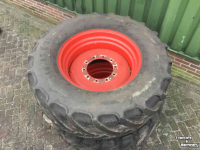 Roues, Pneus, Jantes, Barillets Jumelage Trelleborg 540/65R30 650/65R38