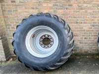 Roues, Pneus, Jantes, Barillets Jumelage Trelleborg 500/60R22.5