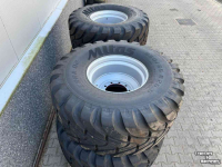 Roues, Pneus, Jantes, Barillets Jumelage Mitas Agriterra 650/65R26.5 4 stuks compleet wiel