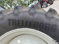 Roues, Pneus, Jantes, Barillets Jumelage Trelleborg TM-800 Banden 650/65R42 Vaste Velg