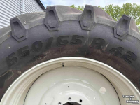 Roues, Pneus, Jantes, Barillets Jumelage Trelleborg Set Trelleborg TM-800 banden 650/65R42 op vaste velg