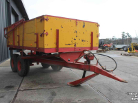 Benne agricole Miedema Kipwagen kiepwagen kipper kieper tandemas houten schotten