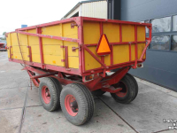 Benne agricole Miedema Kipwagen kiepwagen kipper kieper tandemas houten schotten