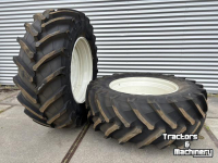 Roues, Pneus, Jantes, Barillets Jumelage Trelleborg Set Trelleborg TM-800 banden 650/65R42 op vaste velg