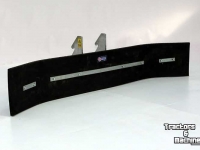 Rabot caoutchouc Qmac Modulo rubber yard scraper 2400mm Hookup Kramer
