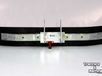 Rabot caoutchouc Qmac Modulo rubber yard scraper 2400mm Hookup Kramer