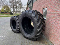 Roues, Pneus, Jantes, Barillets Jumelage Michelin Multibib 540/65R30 + 650/65R42