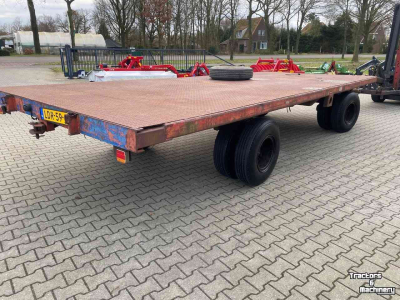 Remorque Van Der Sluis Balenwagen/ platte wagen
