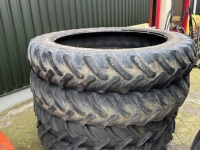 Roues, Pneus, Jantes, Barillets Jumelage Alliance 2x Alliance 13.6R48 banden compleet op velg