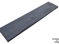 Rabot caoutchouc Qmac RUBBERMAT 1.80 ZONDER STAAL
