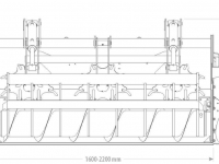 Bac distributeur Qmac Voerdoseercontainer Voerdoseerbak + Bovenklem