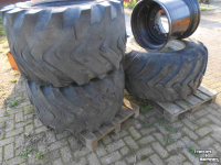 Roues, Pneus, Jantes, Barillets Jumelage Nokian 500/50-22.5