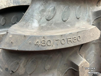 Roues, Pneus, Jantes, Barillets Jumelage BKT 480/70R30 & 380/70R20 nieuwe banden