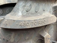Roues, Pneus, Jantes, Barillets Jumelage BKT 480/70R30 & 380/70R20 nieuwe banden