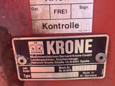 Andaineur Krone KS 380-420 12 hark, zwiller, rugger, weidebouwmachines