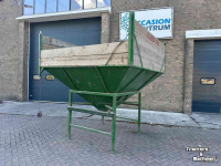 Stockage en bunker  Aardappelbunker met houten opbouw