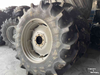 Roues, Pneus, Jantes, Barillets Jumelage Firestone 20.8R38 spade grip ploegbanden