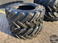 Roues, Pneus, Jantes, Barillets Jumelage Trelleborg 540/65 R38 + Alliance 420/70R24