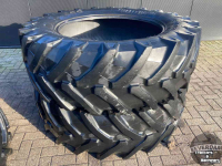 Roues, Pneus, Jantes, Barillets Jumelage Trelleborg 540/65 R38 + Alliance 420/70R24