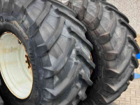 Roues, Pneus, Jantes, Barillets Jumelage Trelleborg Set TM900  800/70R38 op velg asgat 280/335/10gaats  48mm