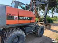 Pelles sur pneus Terex TW160 Bandenkraan