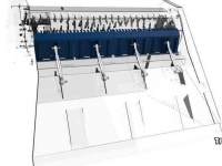 Machine à couper des betteraves Qmac Bietensnijbak 1.80