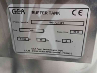 Tonneau à lait GEA 300 liter