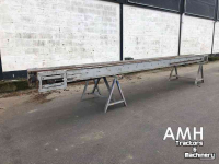 Convoyeur  6370X480 MM TRANSPORTBAND VLAKKE BAND FLAT BELT CONVEYOR BELT FLACHBAND FÖRDERBAND