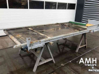 Convoyeur  3100X1400 MM TRANSPORTBAND VLAKKE BAND FLAT BELT CONVEYOR BELT FLACHBAND FÖRDERBAND