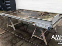 Convoyeur  3100X1400 MM TRANSPORTBAND VLAKKE BAND FLAT BELT CONVEYOR BELT FLACHBAND FÖRDERBAND