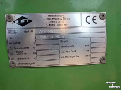Désileuse à bloc Strautmann Hydrofox HX 4 met hefmast