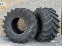 Roues, Pneus, Jantes, Barillets Jumelage BKT Set Agrimax Teris 800/65R32 54mm