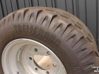 Roues, Pneus, Jantes, Barillets Jumelage Trelleborg 380/55-17 (is 15.0/55-17) 10 ply band met wiel velg 6-gaats ET0