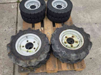 Roues, Pneus, Jantes, Barillets Jumelage BKT 400-8 en 400-10 Giant SKID BANDEN
