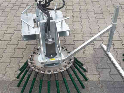 Désherbeuse à brosse rotative  VL Weed Brush onkruidborstel heftruck of shovel