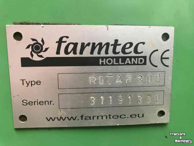 Machine à bêcher Farmtec rotar 300 met springrotor