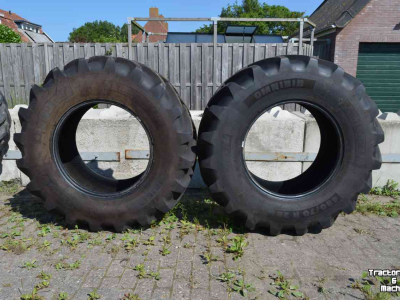Roues, Pneus, Jantes, Barillets Jumelage Michelin 480/70r28