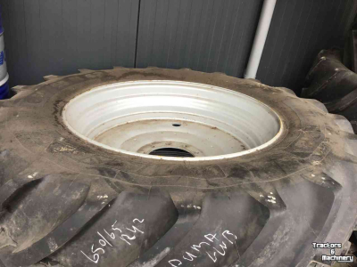 Roues, Pneus, Jantes, Barillets Jumelage Michelin 650/65r42 met 10 gats velg 335mm hart