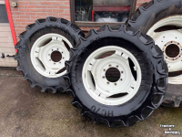 Roues, Pneus, Jantes, Barillets Jumelage Mitas AC70 520/70R38 en 420/70R28 wielen