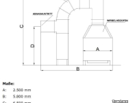 Système de ventilation d&#8216;entrepot  Eco Masa, biomassa/hout stook, verwarmingsketel