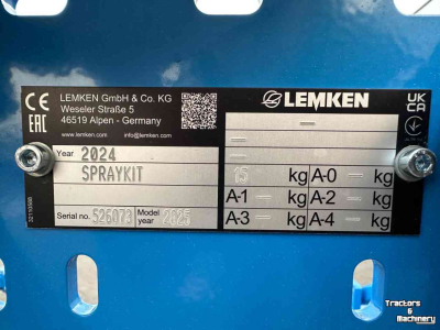 Pulvérisateur specialement pour rangées Lemken Rijenspuit