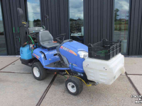 Tracteur pour horticulture Iseki SXG216H diesel hydrostaat minitrekker met Weedmaster onkruidkoker heetwatermachine