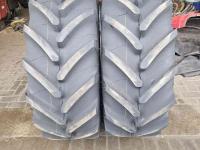 Roues, Pneus, Jantes, Barillets Jumelage Michelin 420/70R24 Omnibib. Demo-set!