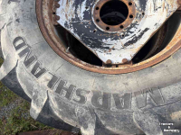 Roues, Pneus, Jantes, Barillets Jumelage Trelleborg Marshland 460/85R38